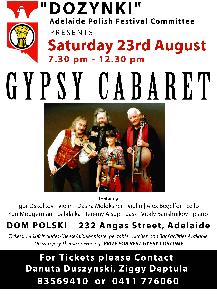 Dozynki presents a Gypsy Cabaret