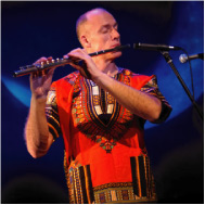 WOUTER KELLERMAN WITH THE BAND AND DANCERS