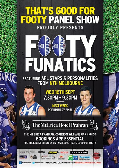 Footy Funatics North Melbourne Show
