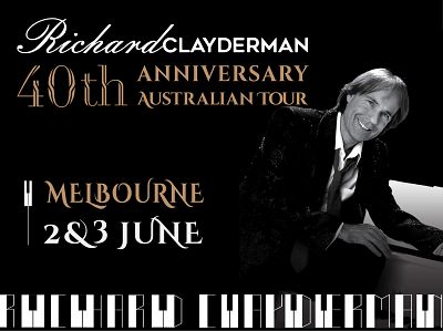 RICHARD CLAYDERMAN – 40TH ANNIVERSARY TOUR