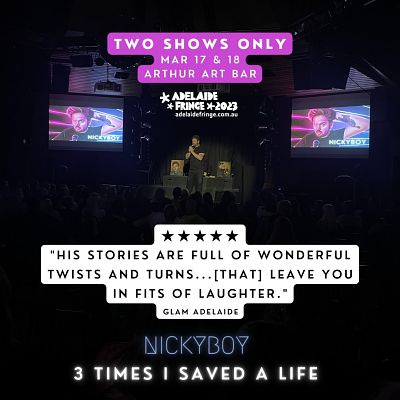 3 Times I Saved A Life Adelaide Fringe Comedy Show