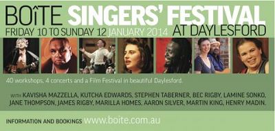 Boite Singers' Festival at Daylesford