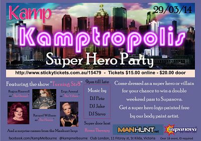 Kamptropolis - Super hero party